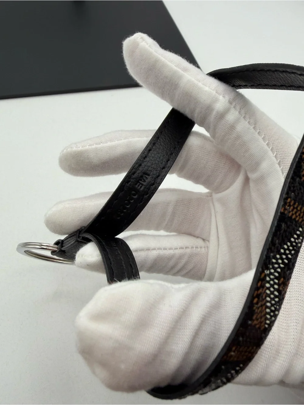 Goyard Two tone Sesame KeyChain Ring